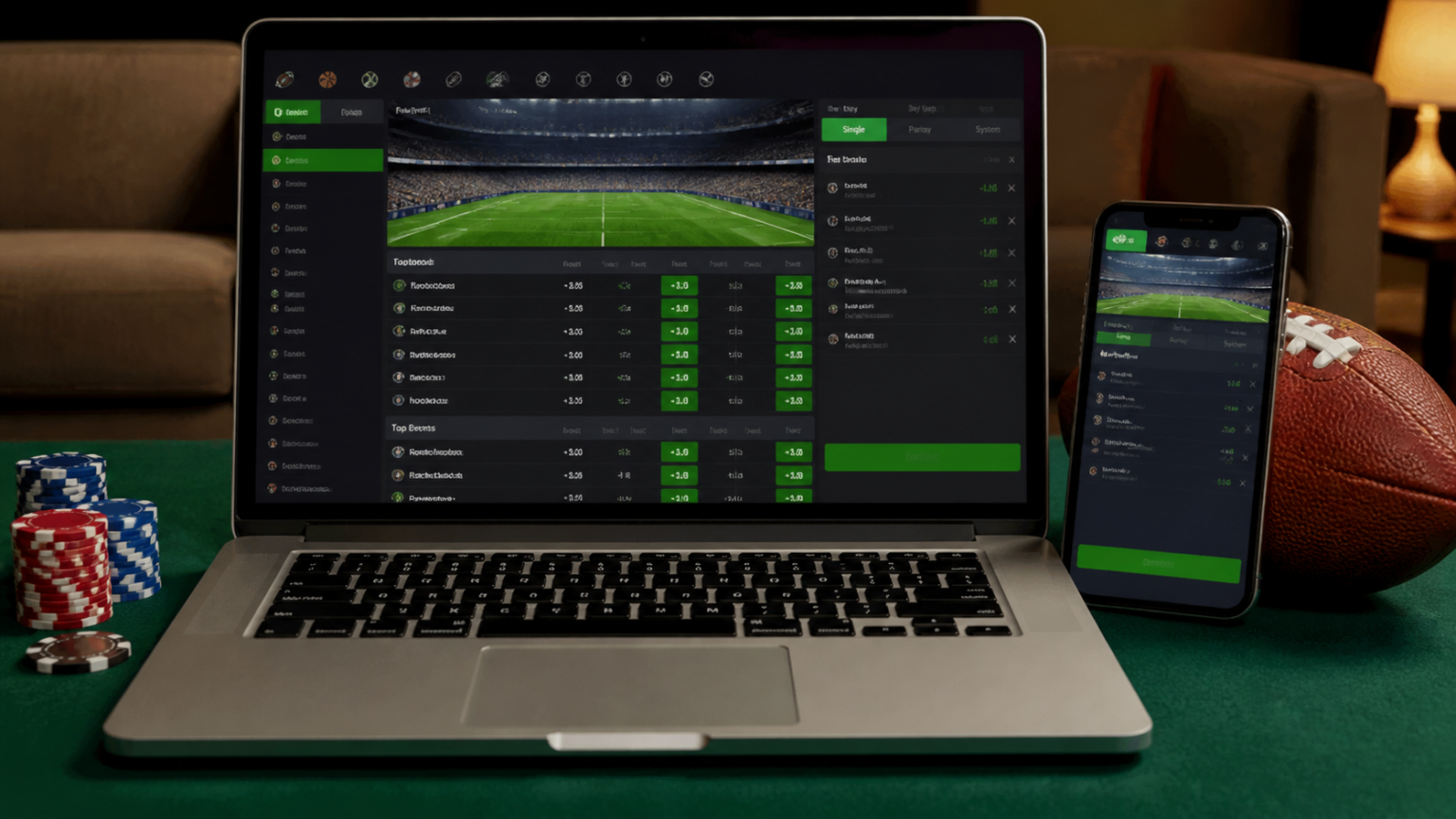 Betting Sites Malaysia: How to Evaluate Them Responsibly Casino-related betting site displayed on laptop and phone
