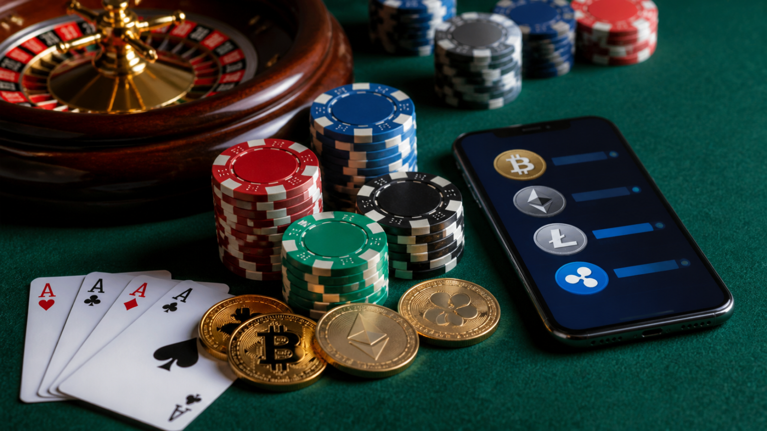 Casino Non AAMS: Vantaggi, Svantaggi e Informazioni Utili Casino chips and a smartphone representing crypto casino Singapore