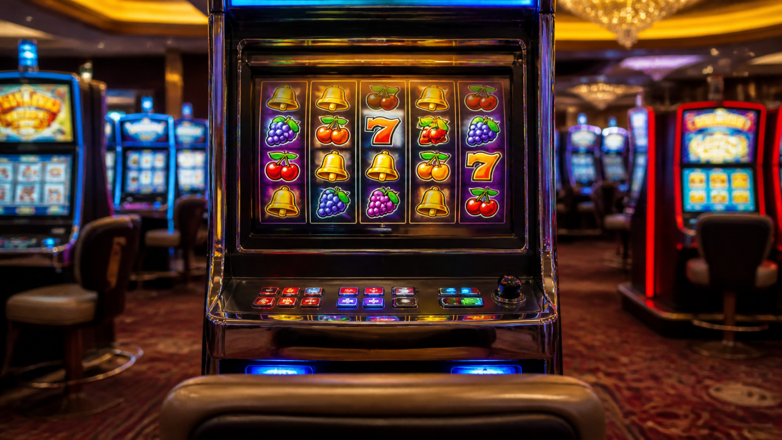 Memahami Istilah yang Sering Dipakai Pemain Slot: situs slot gacor Mesin slot di kasino dengan gulungan berwarna